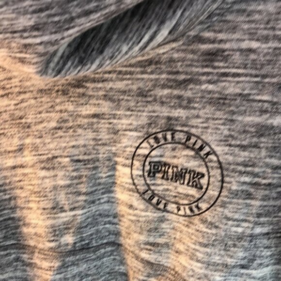 S Pink Victoria Secret grey cowl pullover sweater - Picture 4 of 10